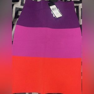 Brand new BCBG Scarlett color bandage skirt
